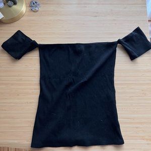 Reformation knit black top